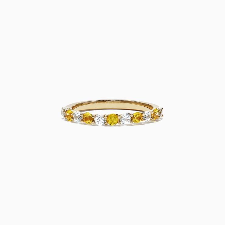White Sapphire Band Ring
