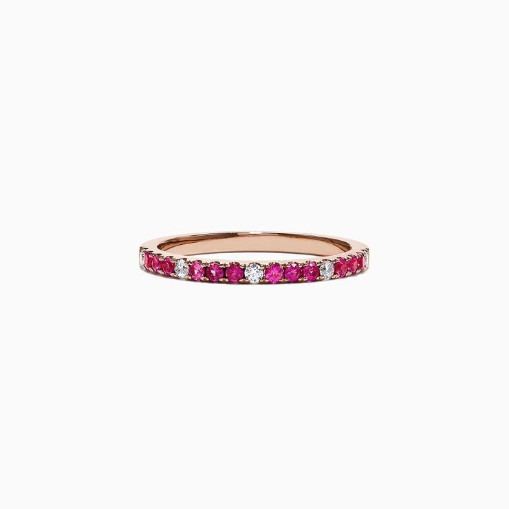White Sapphire Band Ring