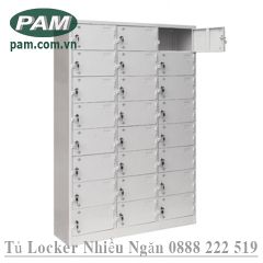 Tủ locker 24 ngăn 8 tầng 3 khoang