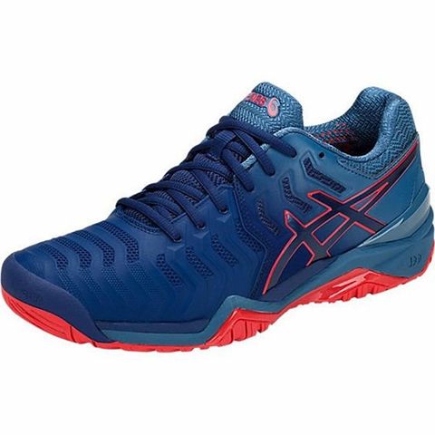 GIẦY TENNIS ASICS GEL RESOLUTION 7 BLUE/RED (E701Y-400)