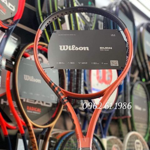 Vợt Tennis Wilson Burn 100ULS V5 2023 260g (18 x 16)