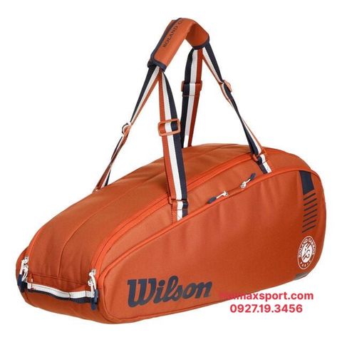 Túi Tennis Wilson Roland Garros Team 6PK Orange (WR8026201001)