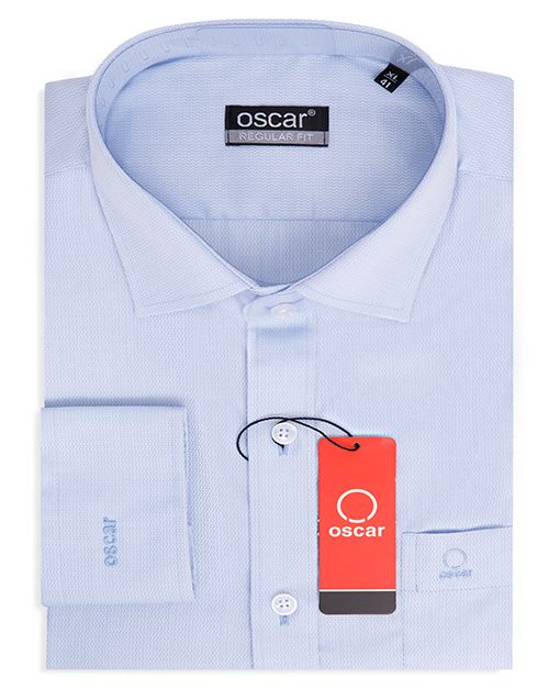 Áo sơ mi nam Oscar tay dài OCMSCLDBLU001