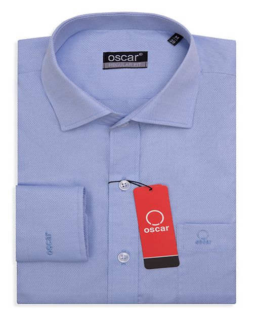 Áo sơ mi nam Oscar tay dài OCMSCLDBLU002