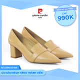 [BEST CHOICE] Giày Nữ Cao Gót Da Thật Pierre Cardin - PCWFWLH 238 (+6cm)