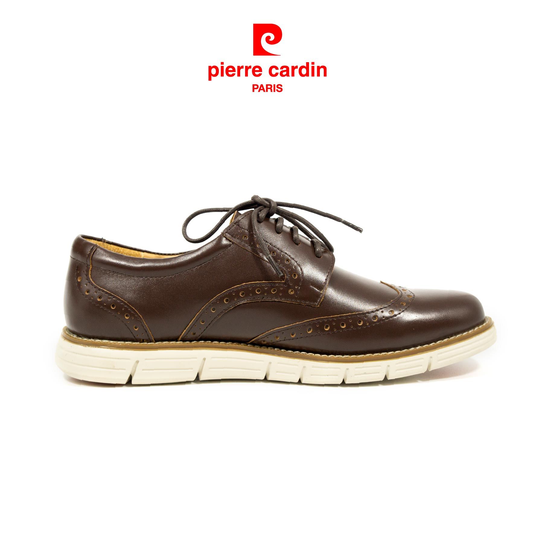 Pierre Cardin Paris Vietnam: Giày Derby Pierre Cardin Phiên Bản Giới Hạn - PCMFWLF 504 (BROWN)