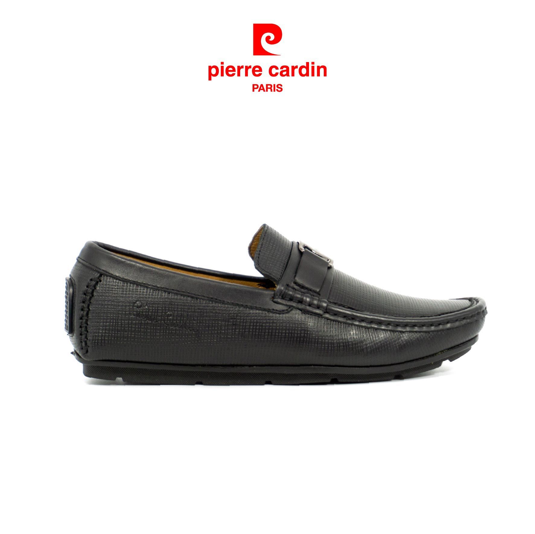 Pierre Cadin Paris Vietnam: Horsebit Driving Shoes - PCMFWLG 708 (BLACK)