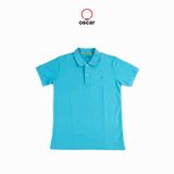 Áo Thun Nam Polo OSCAR OCMPKSD 001 - MÀU XANH DA TRỜI