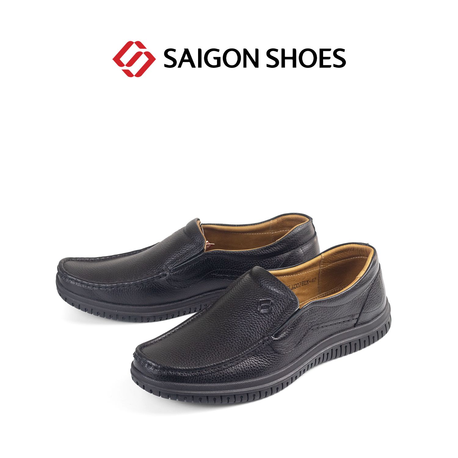 Pierre Cardin Paris Vietnam: Giày Mọi Saigon Shoes - SGMFWLH 007 (BLACK)