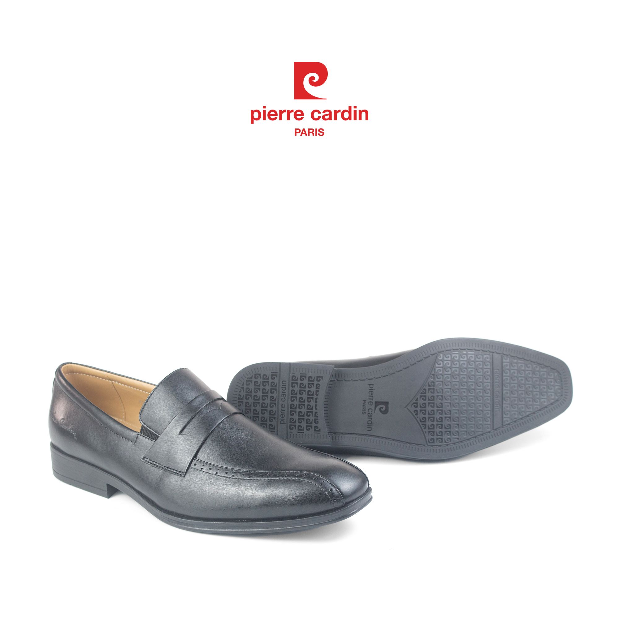 Pierre Cardin Paris Vietnam: Giày Penny Loafer Cao Cấp - PCMFWLH 772 (BLACK)