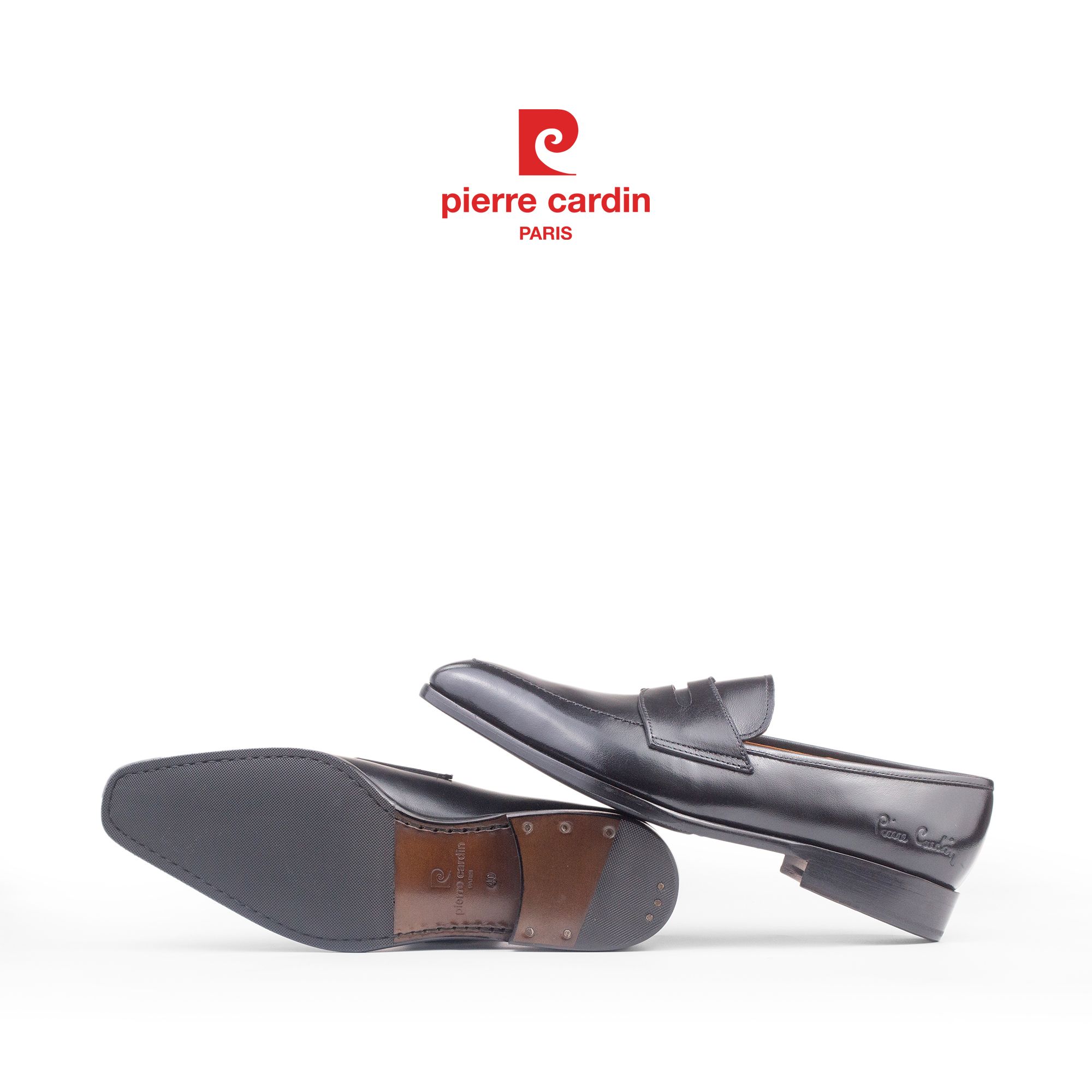 Pierre Cardin Paris Vietnam: Giày Penny Loafer Cao Cấp - PCMFWLH 369 (BLACK)