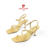 Sandal Cao Gót Mũi Vuông Da Thật Pierre Cardin - PCWFWLH 242 (+6cm)