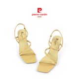 Sandal Cao Gót Mũi Vuông Da Thật Pierre Cardin - PCWFWLH 242 (+6cm)