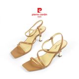 Sandal Cao Gót Mũi Vuông Da Thật Pierre Cardin - PCWFWLH 242 (+6cm)