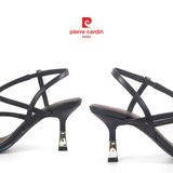 Sandal Cao Gót Mũi Vuông Da Thật Pierre Cardin - PCWFWLH 242 (+6cm)