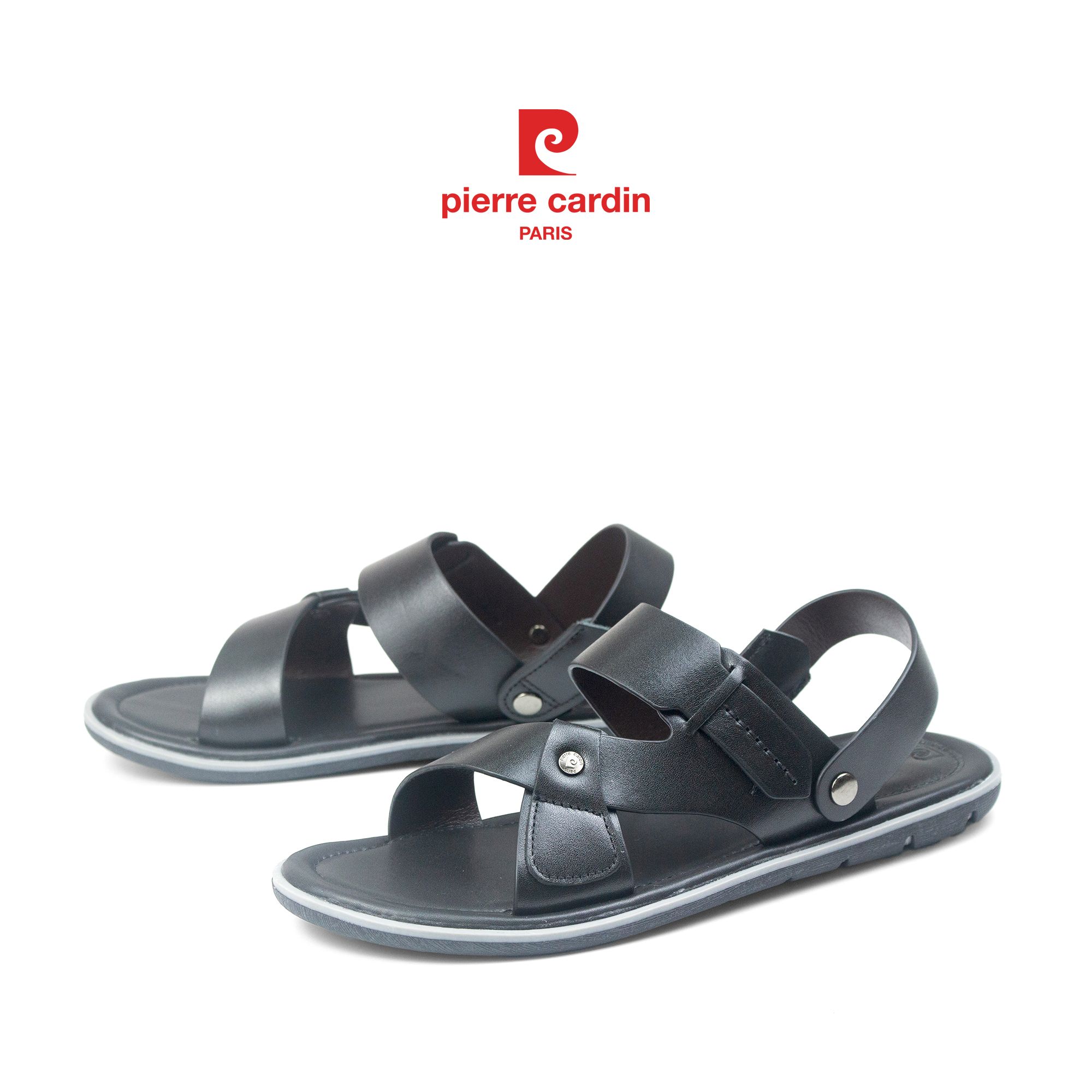 Pierre Cardin Paris Vietnam: Sandals Phiên Bản Cải Tiến Pierre Cardin - PCMFWLH 154 (BLACK)