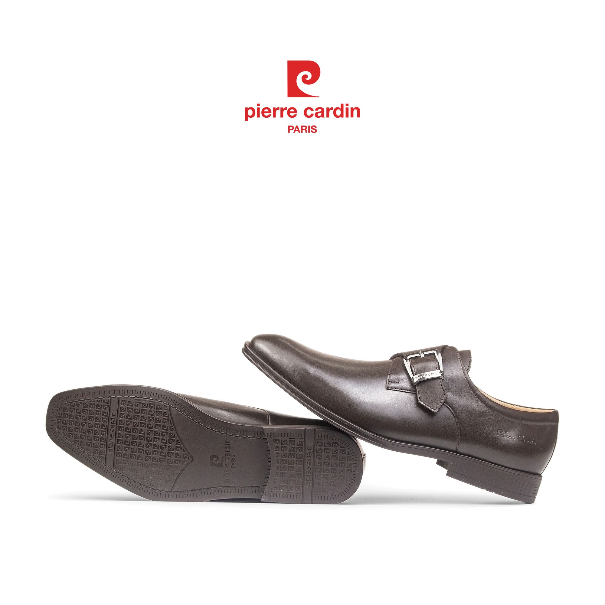 Pierre Cadin Paris Vietnam | Pierre Cardin Premium Single Monkstrap - PCMFWLI 778 (BROWN)