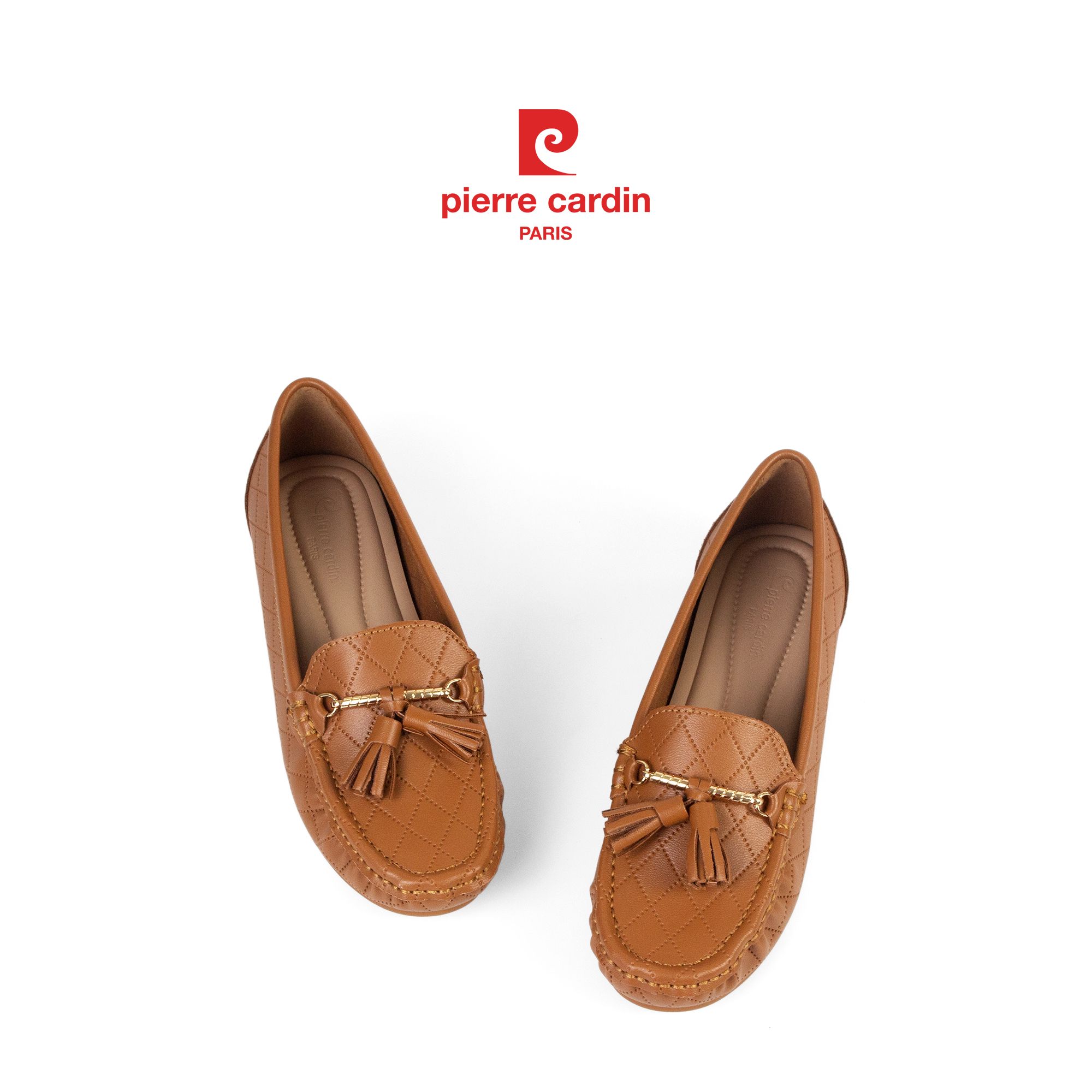 Pierre Cadin Paris Vietnam: Giày Búp Bê Họa Tiết Tassel Pierre Cardin - PCWFWSH 255 (GOLD)