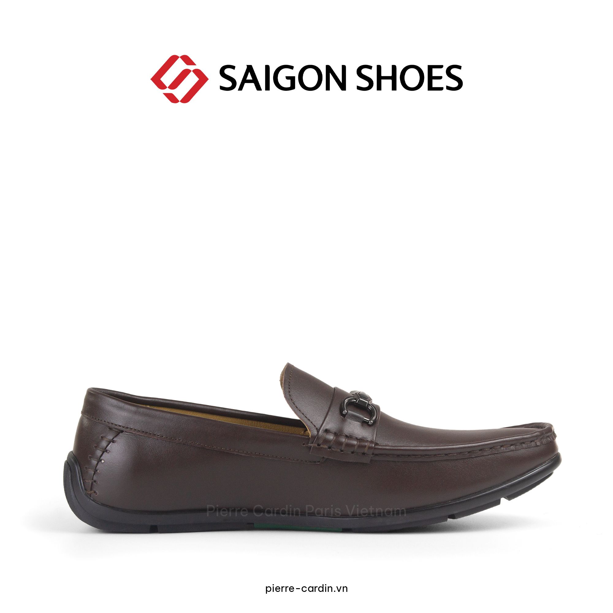 Pierre Cardin Paris Vietnam: Giày Mọi Saigon Shoes - SGMFWLH 008 (BROWN)