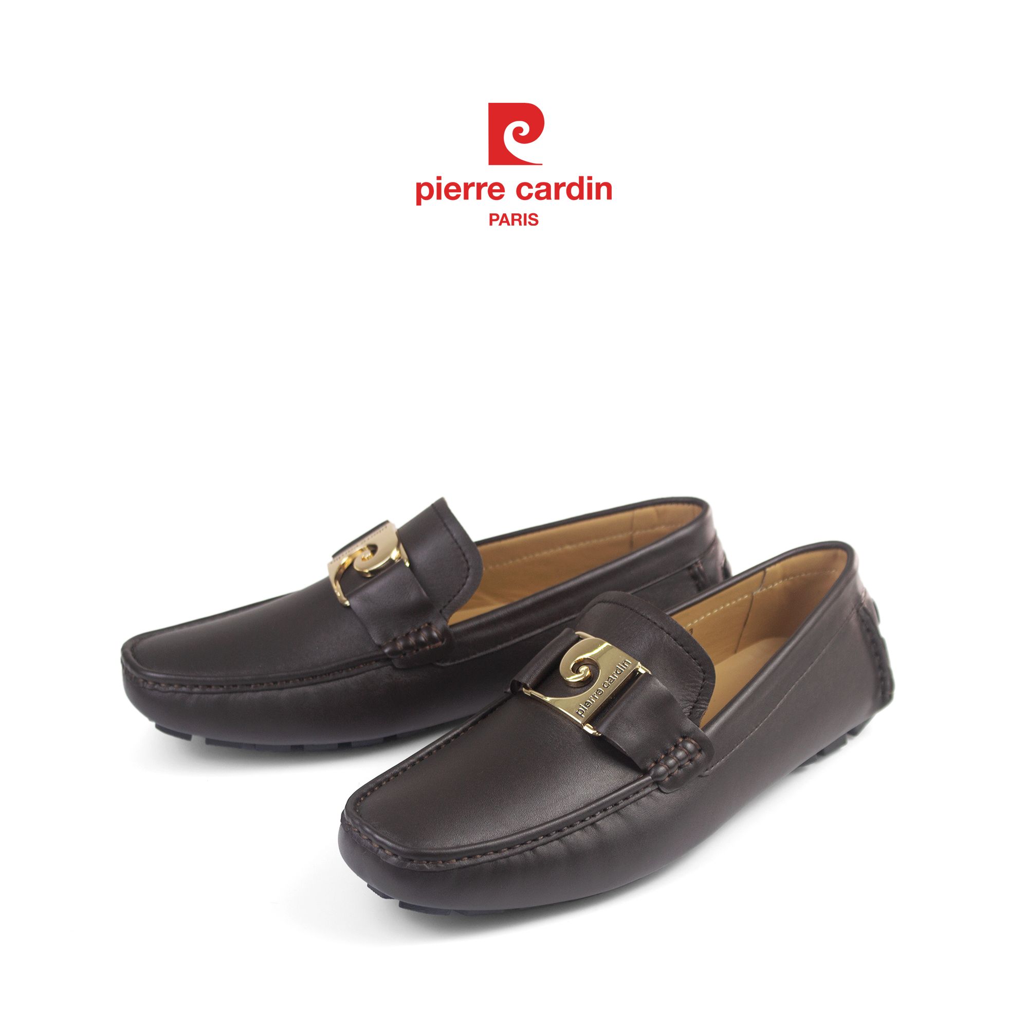 Pierre Cardin Paris Vietnam: Giày Lười Pierre Cardin Thiết Kế Độc Bản - PCMFWLH 526 (BROWN)