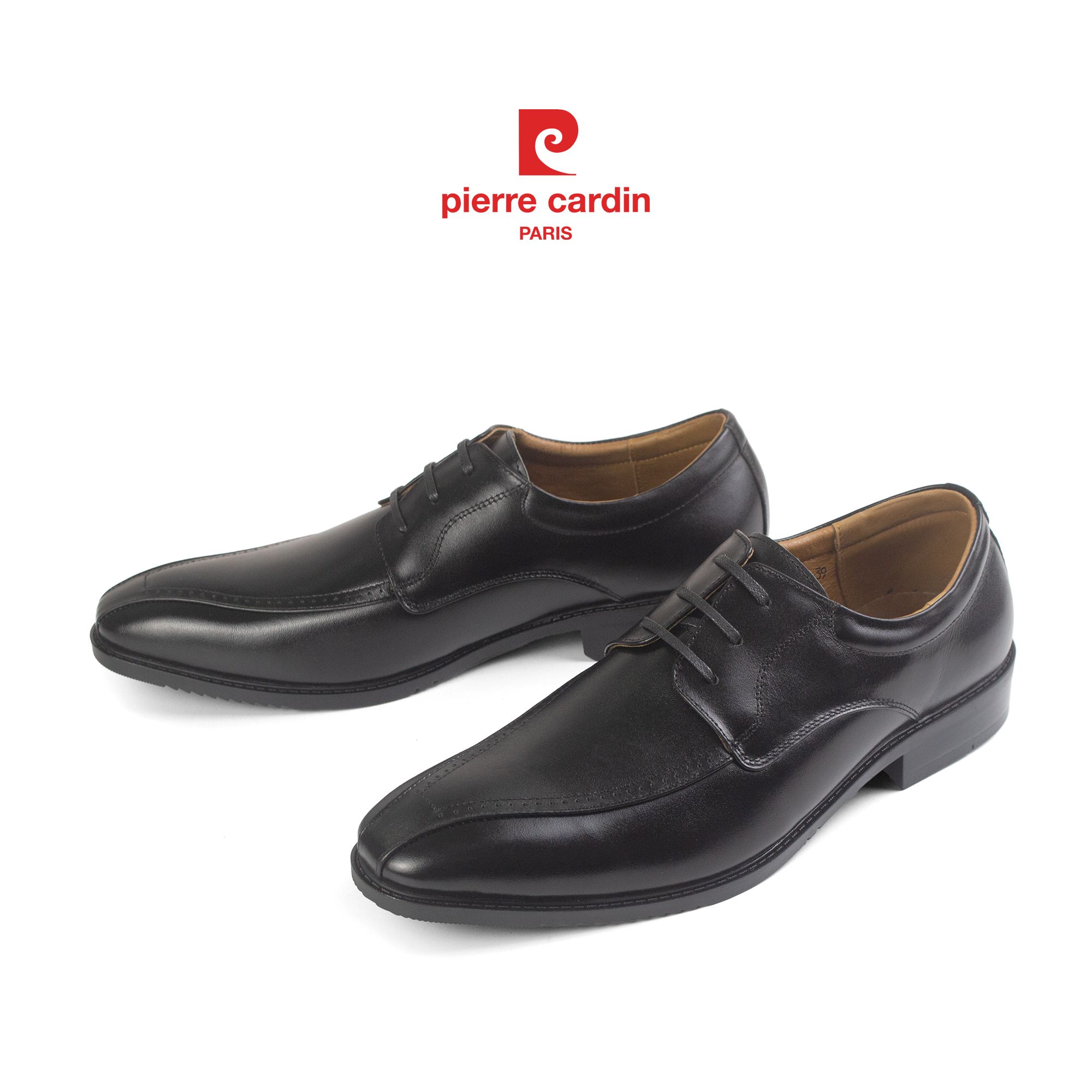 Pierre Cardin Paris Vietnam: Giày Derby Phiên Bản Đế Độc Quyền Pierre Cardin - PCMFWLH 791 (BLACK)