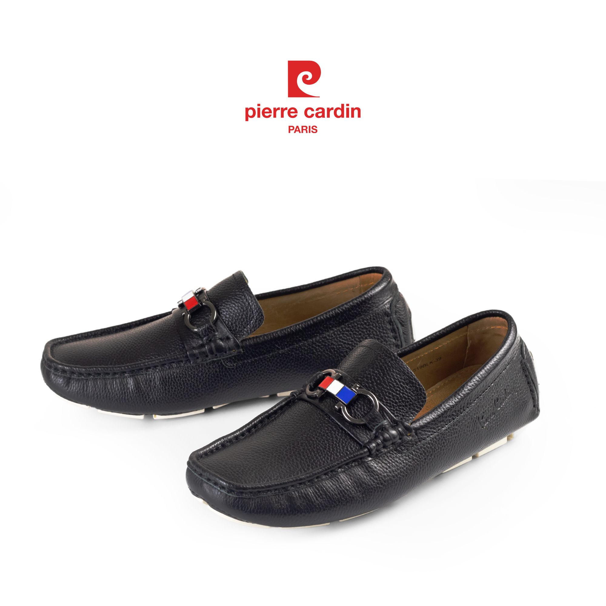 Pierre Cardin Paris Vietnam: Giày Lười Hàng Hiệu Pierre Cardin - PCMFWLG 519 (BLACK)