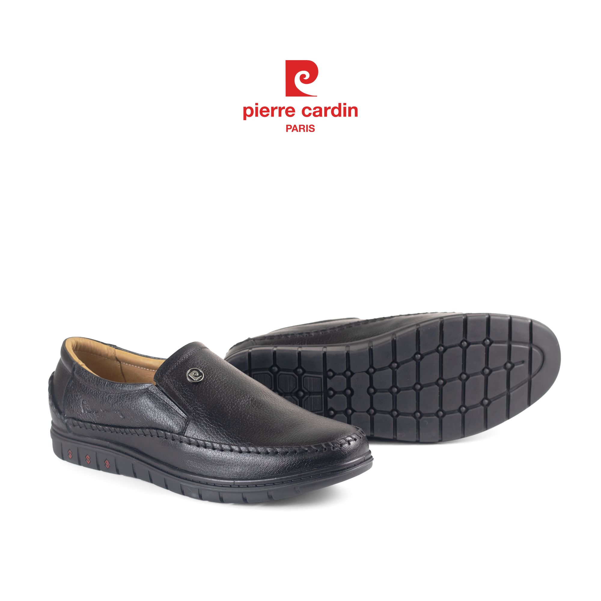 Pierre Cardin Paris Vietnam: Giày Black Loafer Pierre Cardin - PCMFWLG 083 (BLACK)