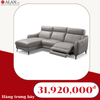 Sofa Chữ L Thư Giãn Chỉnh Điện Màu Xám (Trưng Bày)