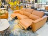 Bộ Sofa Thư Giãn Da Bò Chỉnh Điện YB902B - 8019 Cam Apricot Alila