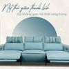 Sofa Thư Giãn Da Bò Chỉnh Điện 2m7 1936 8118-31 Light Blue Alila