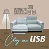 Sofa Thư Giãn Da Bò Chỉnh Điện 1m9 YB902 - 8029 Light Grey Alila