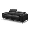 Sofa Thư Giãn Da Bò Chỉnh Điện 2m YB961 - 415 Đen Charoal Alila