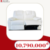 Sofa Băng 2 Thư Giãn Chỉnh Điện Màu Trắng Kem