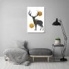 Tranh Canvas Black Deer 2 Alila (60x90cm)