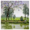 Tranh Sáng Tác - Bản Gốc - Tranh Sơn Dầu Tháng 3 (70x70cm)