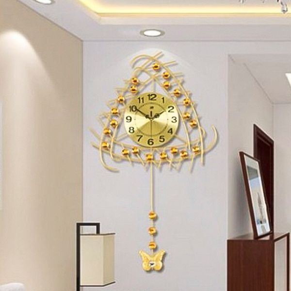 Đồng Hồ Treo Tường Họa Tiết Đan Xen TX Decor