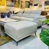 Đôn Sofa Da Bò Tiếp Xúc 1927 Xám Nhạt Alila