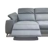 Sofa Thư Giãn Da Bò Chỉnh Điện 2m95 - 1933 Blue Grey