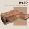 Sofa Thư Giãn Da Bò Chỉnh Điện Chữ L 2m6 YB919 - 8019 Cam Apricot Alila