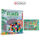 Combo 4 cuốn Elmer (Song ngữ Anh - Việt) - Tặng 4 sticker đồng bộ