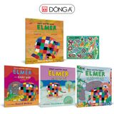 Combo 4 cuốn Elmer (Song ngữ Anh - Việt) - Tặng 4 sticker đồng bộ