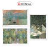 Combo 3 poscards danh họa Claude Monet