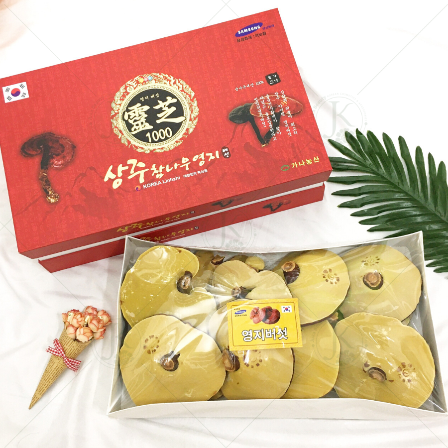 Nấm Linh Chi tai to Korean Linhzhi tăng cường sức khỏe gói hộp giấy (1kg)
