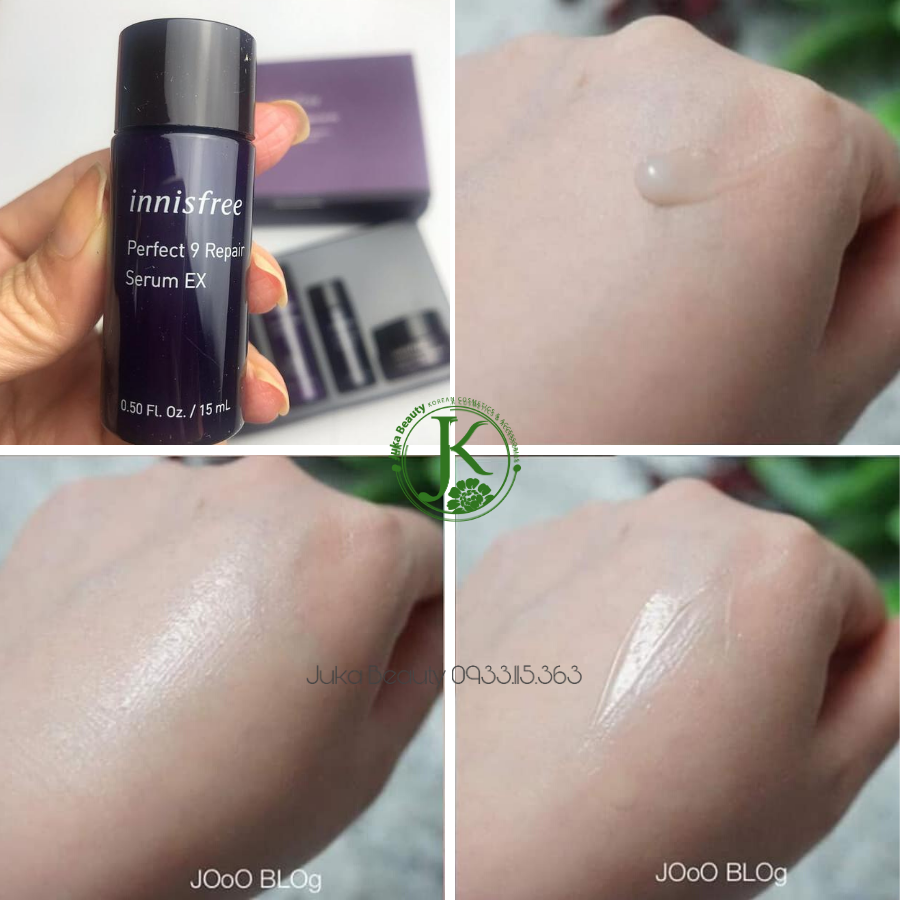 Bộ kít 4 món chăm sóc da, chống lão hóa Innisfree Perfect 9 Repair Special Kit (4 món)