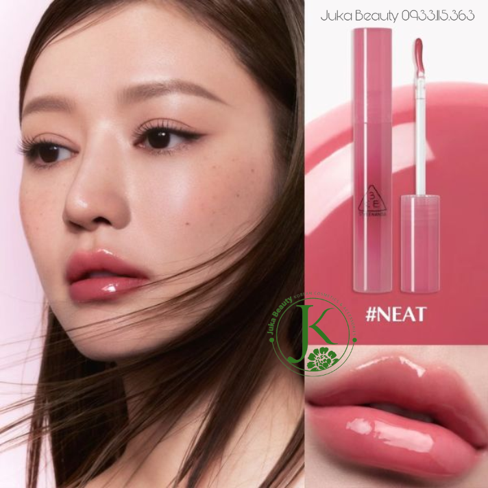 (NEW) Son Bóng Dạng Gel, Căng Mọng Môi 3CE Drop Glow Gel 4g