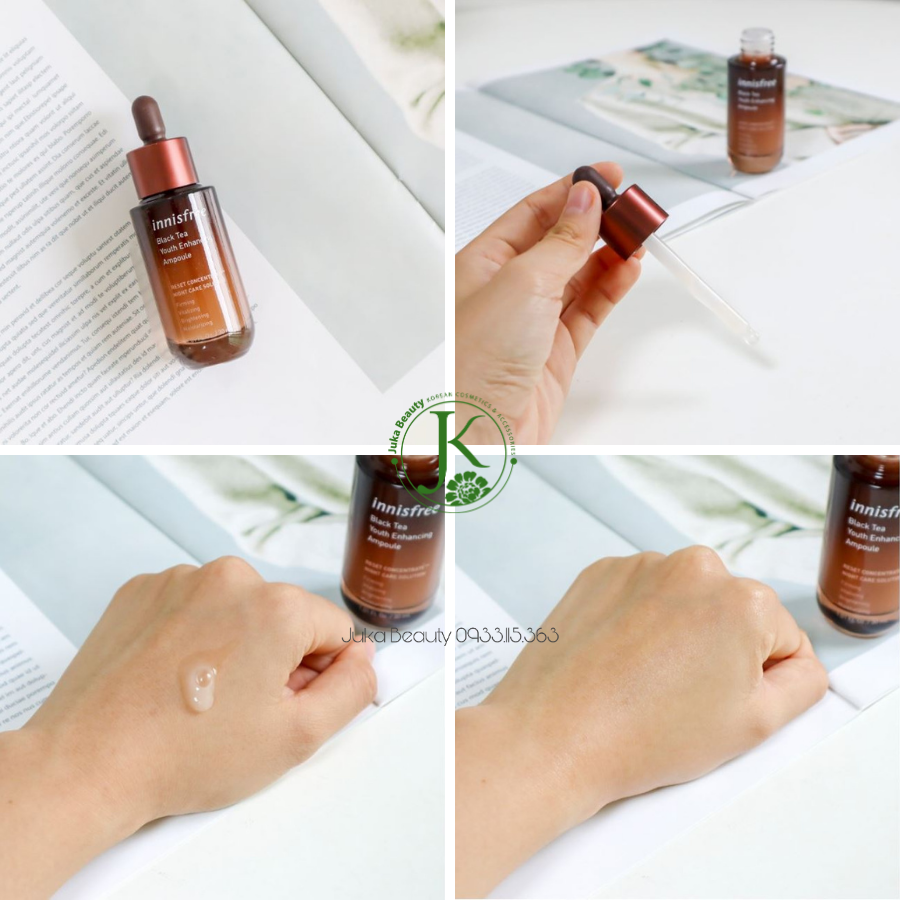 Tinh chất chống lão hóa Innisfree Black Tea Youth Enhancing Ampoule 30ml