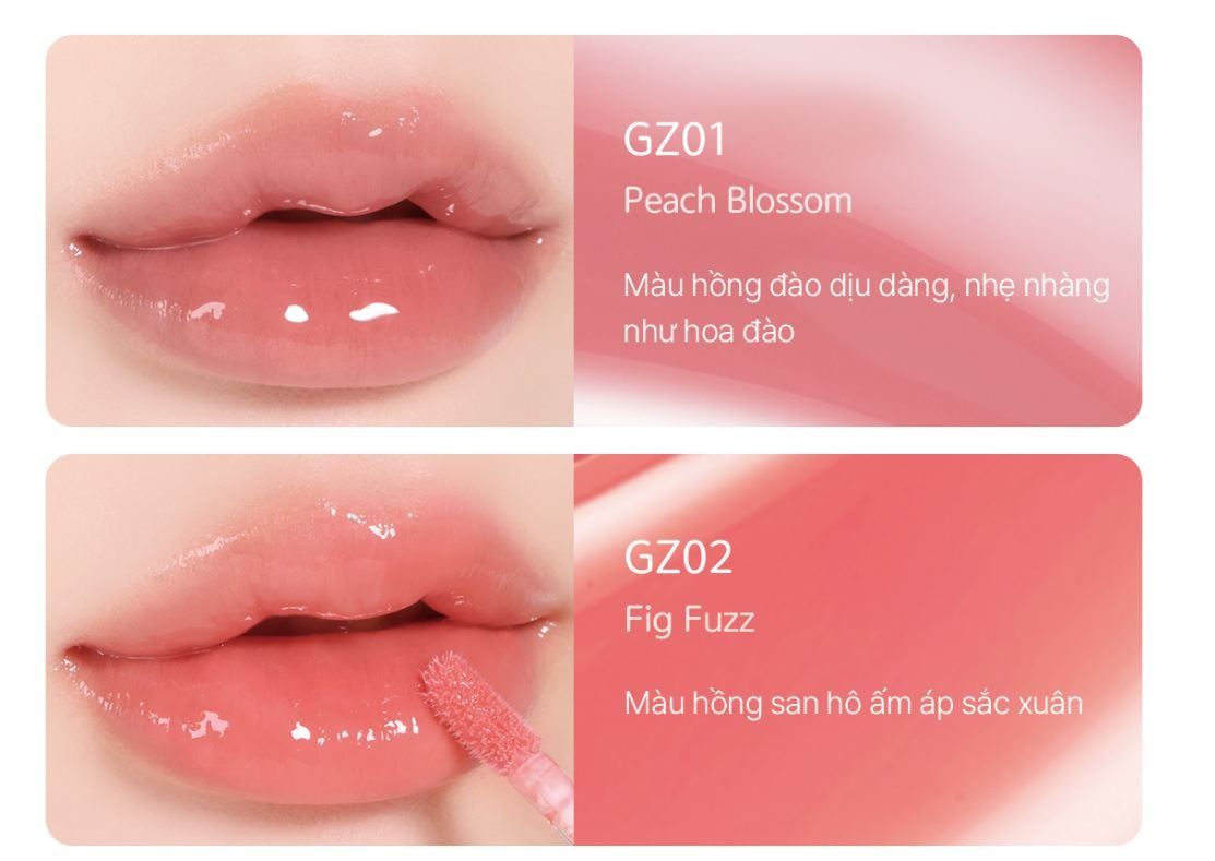 (NEW) Son Tint Bóng Black Rouge Chewy Lip Glaze 3.5g