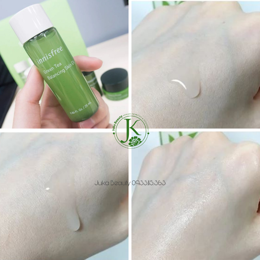 Bộ dưỡng Trà xanh 4 món Innisfree Green Tea Special Kit EX (4 items)