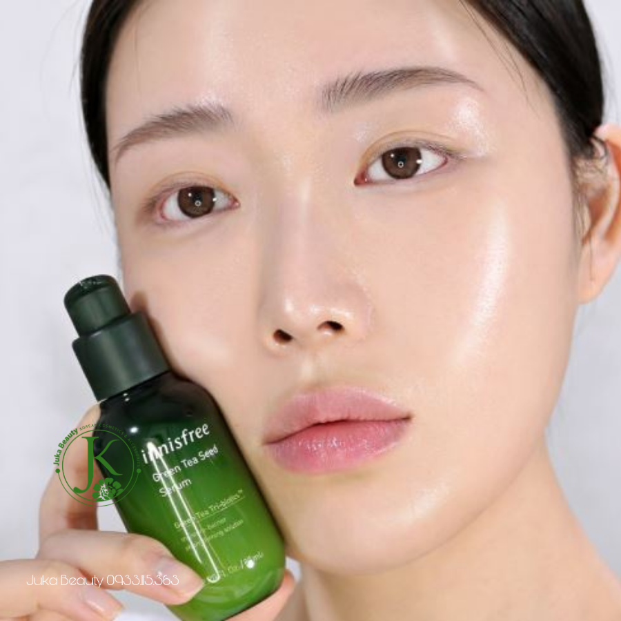 (Mẫu 2021) Tinh chất trà xanh Innisfree Green Tea Seed Serum Tri-biotics