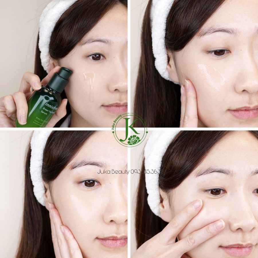 (Mẫu 2021) Tinh chất trà xanh Innisfree Green Tea Seed Serum Tri-biotics